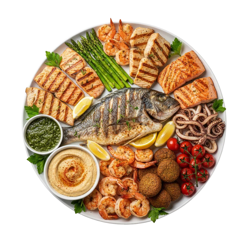 Gegrilde vis